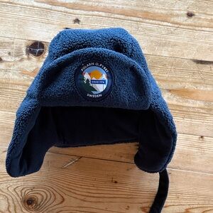 Polarn O. Pyret Dark Blue Fleece Hat